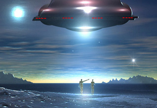 UFO Beam of Connection